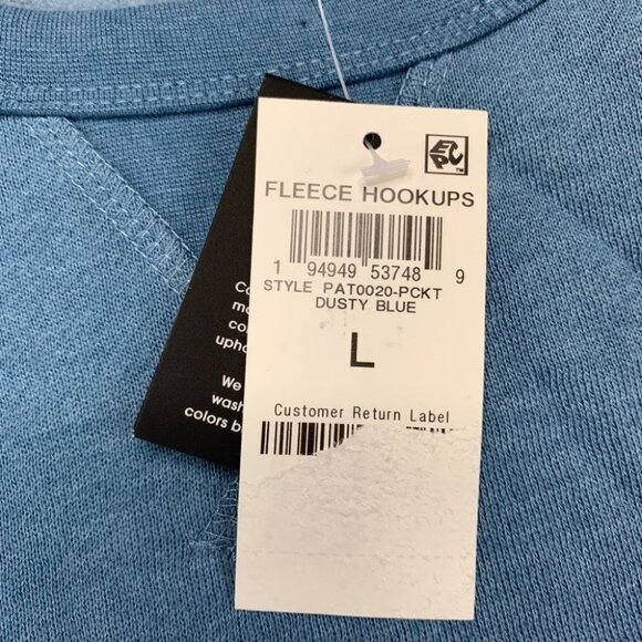 And Now This Men's Solid Fleece Sweatshirt Size L - Picture 3 of 9